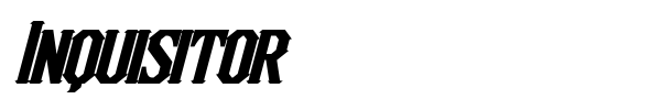 Inquisitor font preview